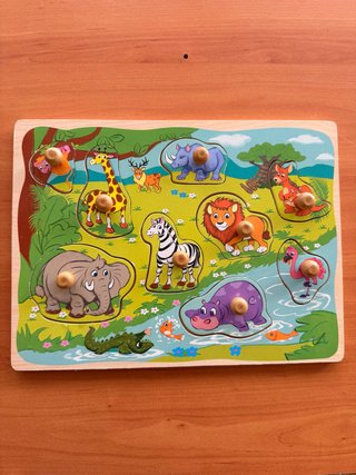 Puzzle de Madera Animales Selva