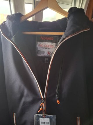 Parka Norway Hombre Negra