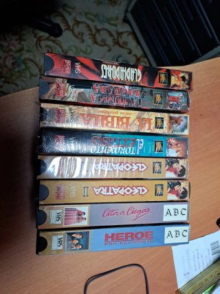 Pack 8 Cintas VHS Películas Clásicas