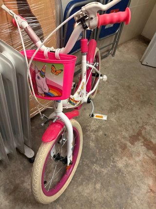 Bicicleta infantil unicornio 4-6 años