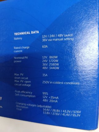 Regulador de Carga Victron SmartSolar MPPT 250/60