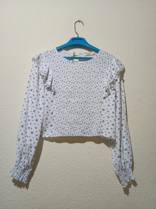Blusa Manga Larga Estampada