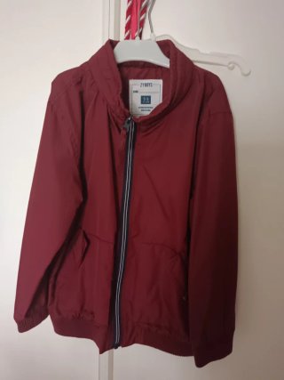 Cortavientos niño ZYBOYS burdeos,talla 5-6