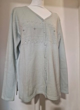 Cardigan lana vintage XXL