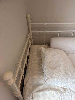 Cama/Sofá Metálico Ikea Blanco