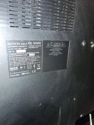 TV Sony Bravia 52 pulgadas