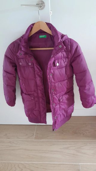Abrigo United Colors of Benetton Morado Talla S