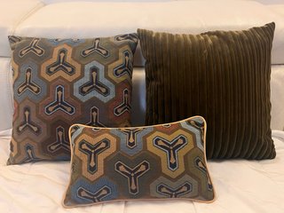Cojines Roche Bobois Geométricos y Pana