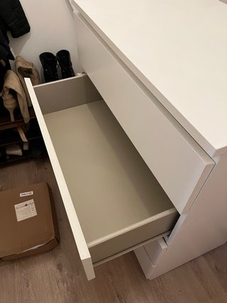 Cajonera Malm Ikea Blanca 4 Cajones