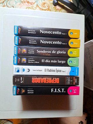 Pack 7 Cintas VHS Películas Clásicas