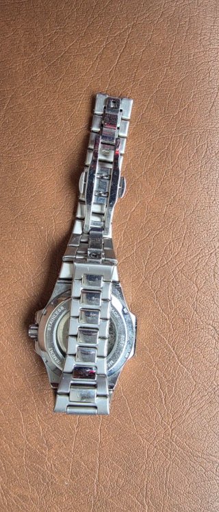 Reloj Seiko Skeleton Amarillo Acero Inoxidable