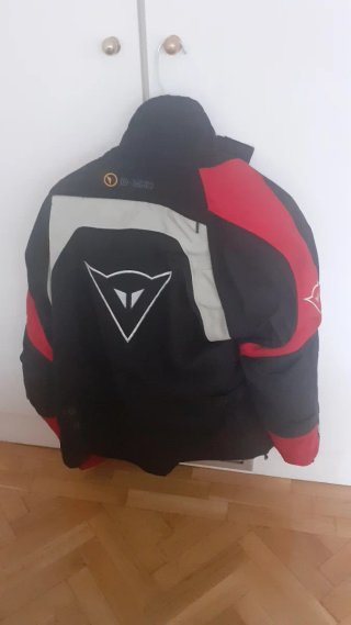 Chaqueta Dainese D-Dry Moto Negra Roja