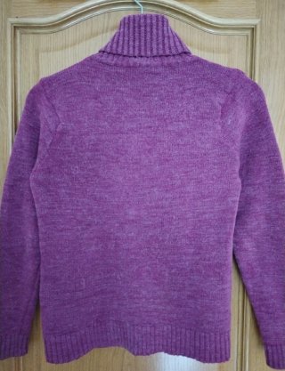Jersey morado vintage lana y mohair