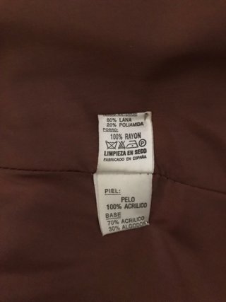 Abrigo El Corte Inglés Marrón