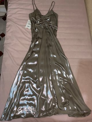 Vestido Zara Brillo