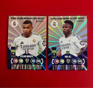 Cromos Mbappé y Vini Jr. Mundial Clubes 2025