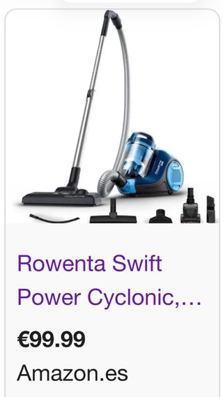 Aspiradora Rowenta Swift Power Cyclonic Azul