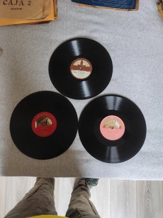 3 Discos de Pizarra de Ópera