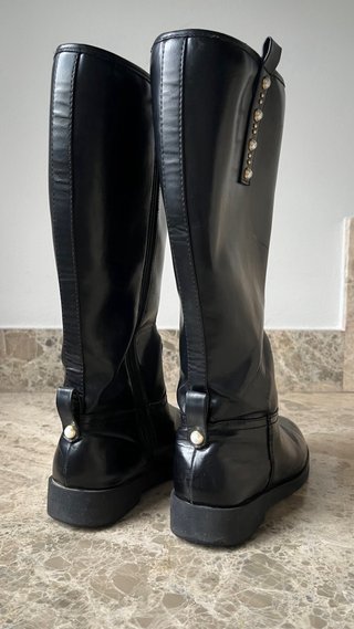 Botas de piel ZARA Talla 34
