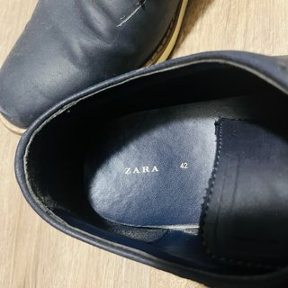 Zapatos de vestir Zara azul marino