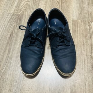 Zapatos de vestir Zara azul marino