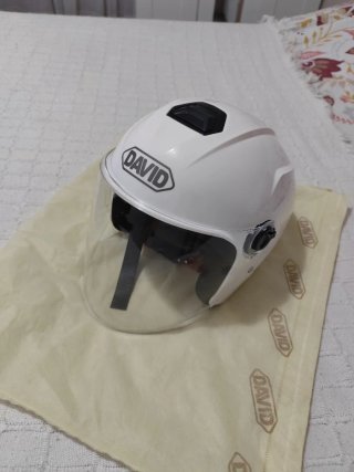 Casco de Moto Blanco David