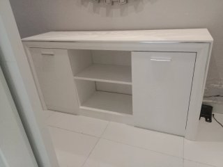 Mueble de TV Blanco 120x60cm recojer ptosantamaria