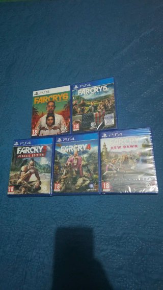 Lote 5 Juegos Far Cry PS4/PS5