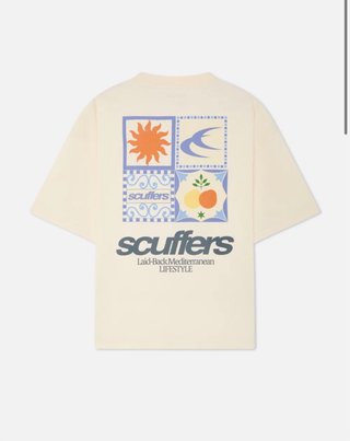 Camiseta Scuffers Mallorca Crema Talla M