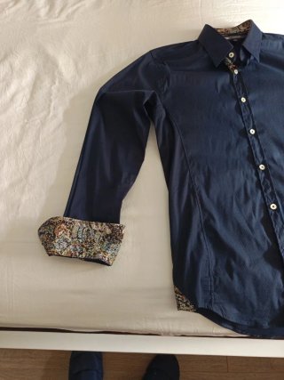 Camisa Aragaza Azul Talla M
