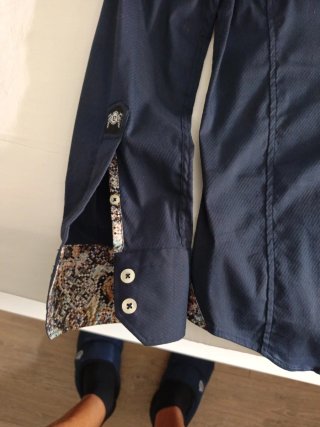 Camisa Aragaza Azul Talla M
