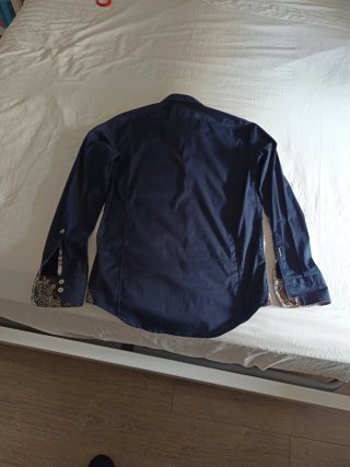 Camisa Aragaza Azul Talla M