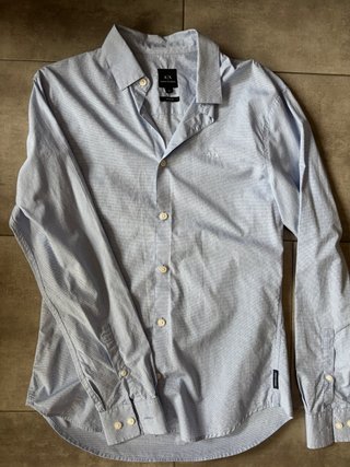 Camisa Armani Exchange Azul Talla XS