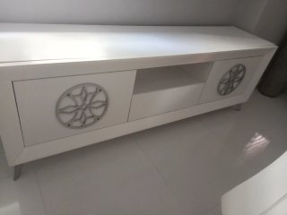 Mueble TV Blanco 180x40cmrecojer ptosantamaria