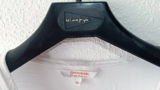 Blusa para baturra puntillas blanca TALLA 44 -42