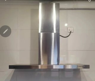 Campana extractora de acero inoxidable