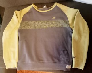 Sudadera Nike Gris y Verde