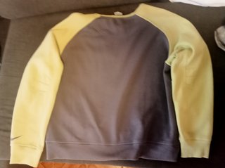 Sudadera Nike Gris y Verde