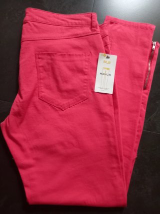 Pantalón Rosa Mango