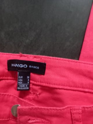 Pantalón Rosa Mango