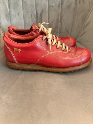 Zapatos Camper Rojos Piel