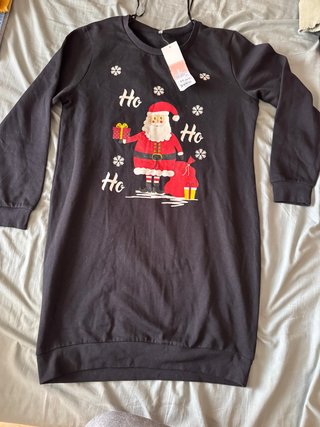 Vestido Navidad Santa Claus Ho Ho Ho