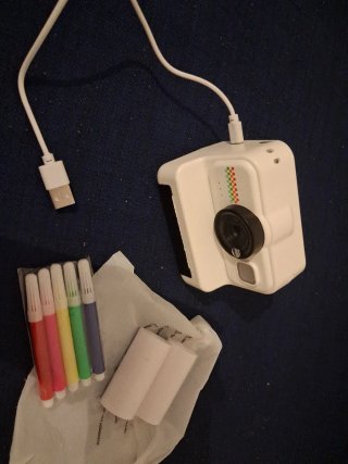 Cámara Instantánea Blanca + Accesorios
