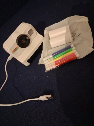 Cámara Instantánea Blanca + Accesorios