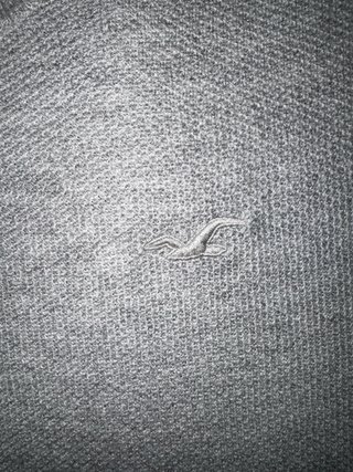 Camiseta Hollister Gris Talla S