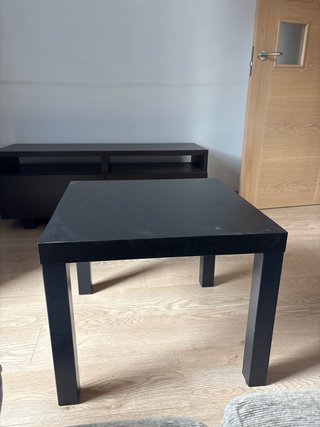 Mueble TV negro madera