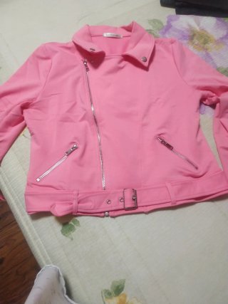Chaqueta Corta Rosa Talla XL