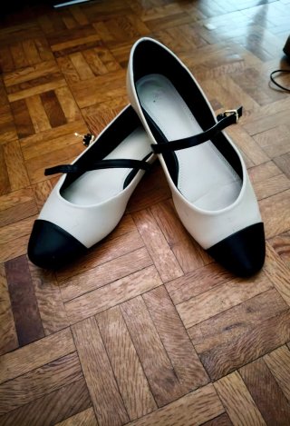 Zapatos Planos Bicolor