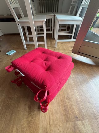 4 Cojines Silla IKEA Rojo