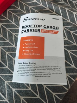 Cofre de techo coche Sailnovo impermeable